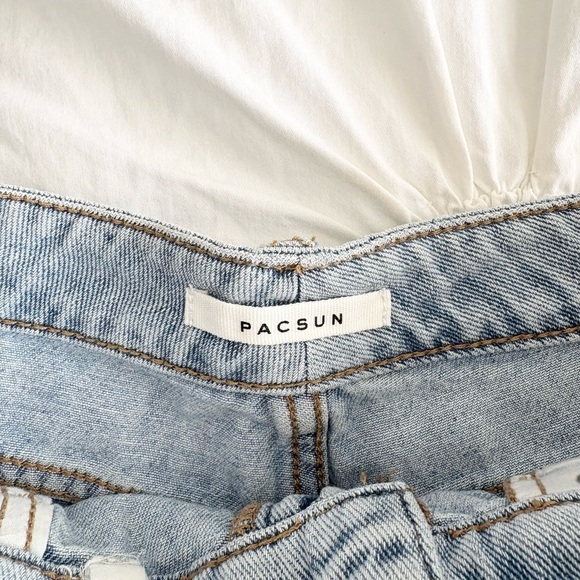 Pacsun Distressed Denim Mom Shorts - Picture 3 of 4